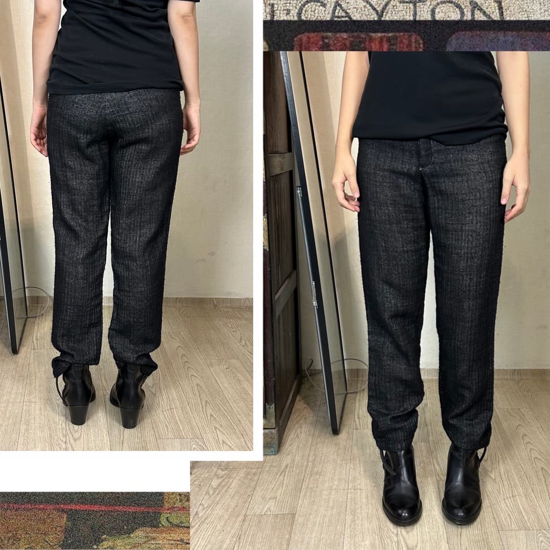 요지 야마모토 Ys 울 팬츠 상품이미지1