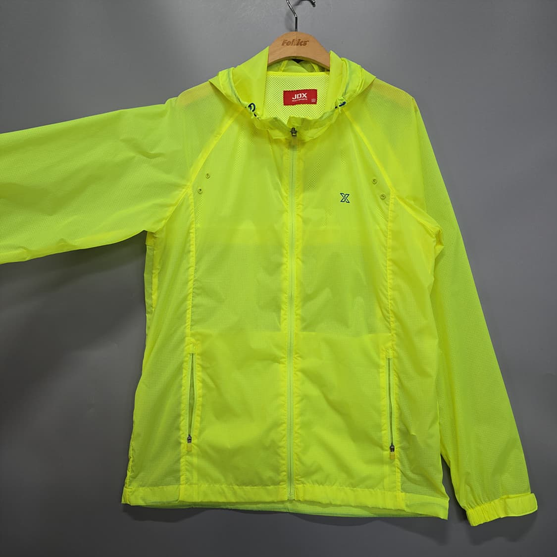 JDX 형광 컬러 후드 바람막이 자켓 100 상품이미지2