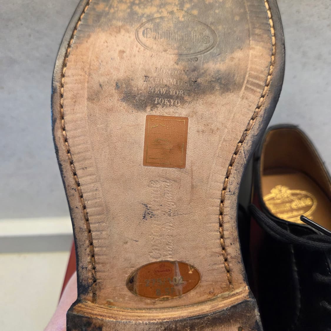 처치스 섀넌 블랙 8.5 상품이미지4