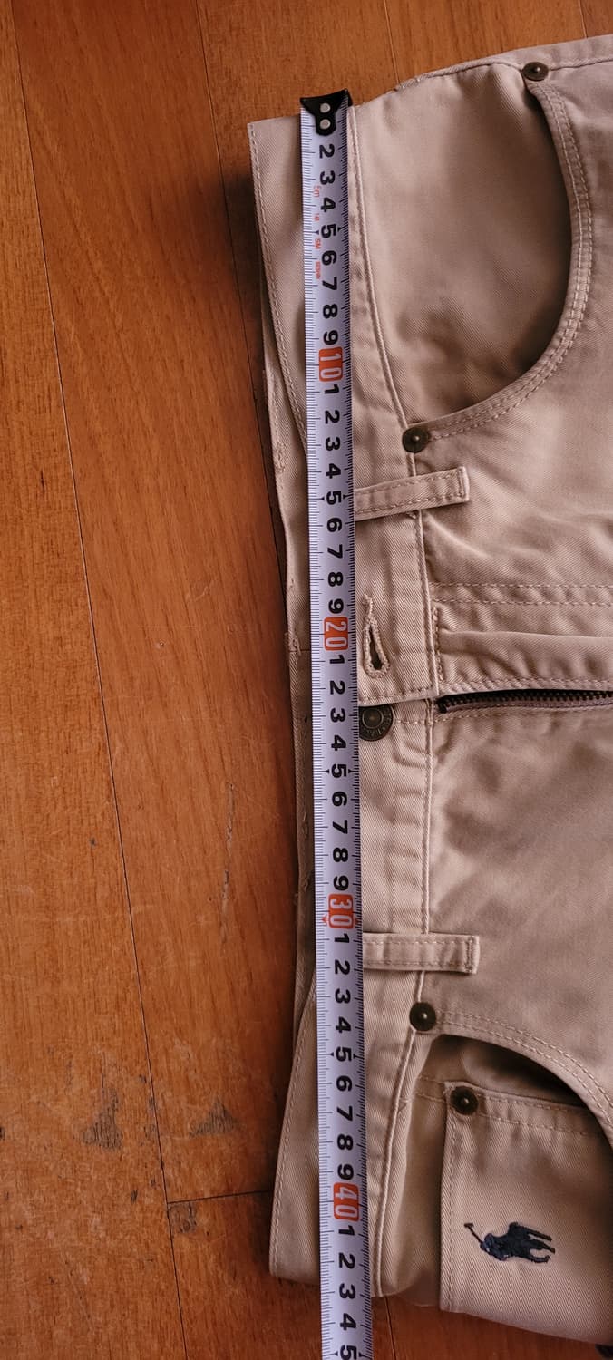 폴로 '어센틱 던가리' 가죽탭 치노팬츠 90's 상품이미지7