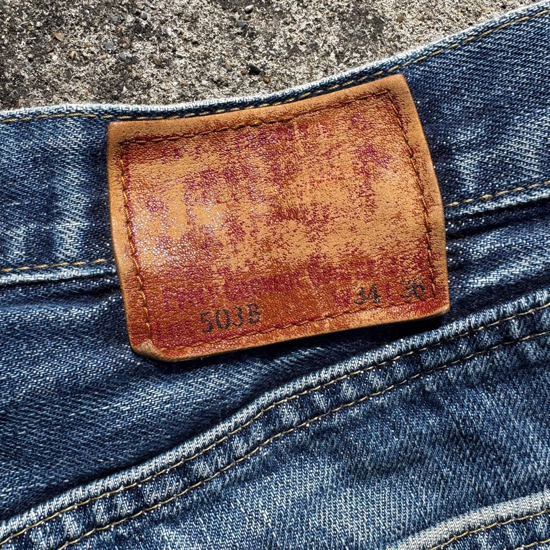 [34] 90s 리바이스 503B 셀비지 데님 팬츠 상품이미지9