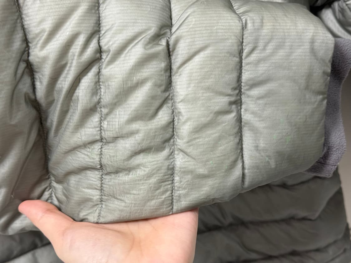 에이이에이이 리버스 경량패딩 세이지 그린 1 size 상품이미지5