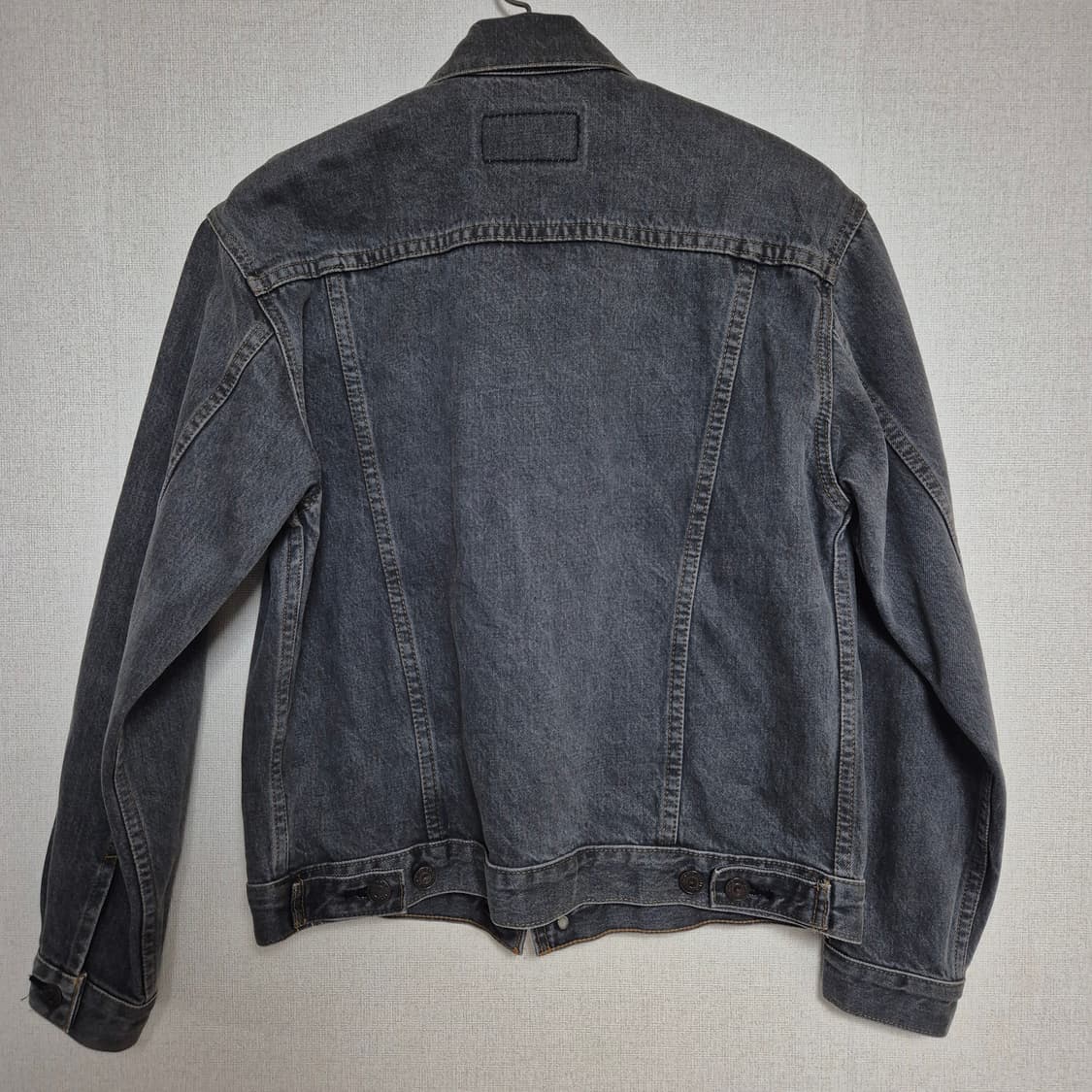 90's Levis 리바이스 흑청 데님자켓 Made In Japan 상품이미지4