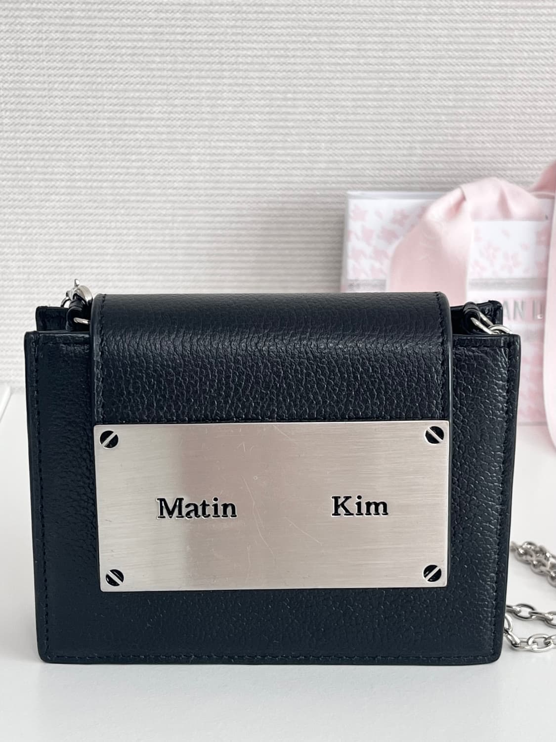 마뗑킴 아코디언 미니백 블랙 상품이미지1