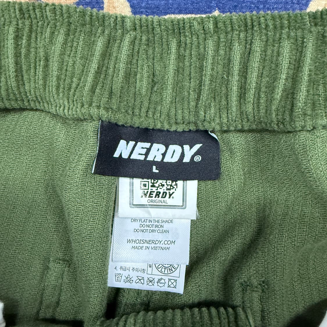 (L)널디 Nerdy 코듀로이 팬츠(올리브) 상품이미지2