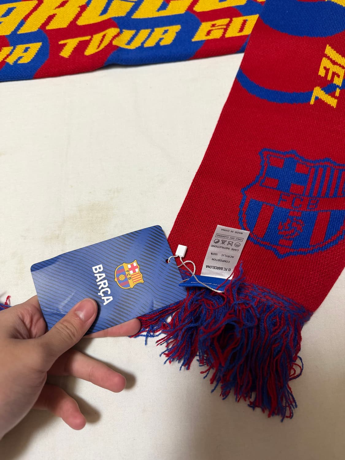 FC 바르셀로나 아시아 투어 풋볼 머플러 스카프 상품이미지3