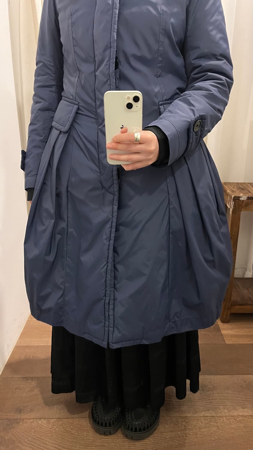 Pintuck Flare Padded Coat 상품이미지3