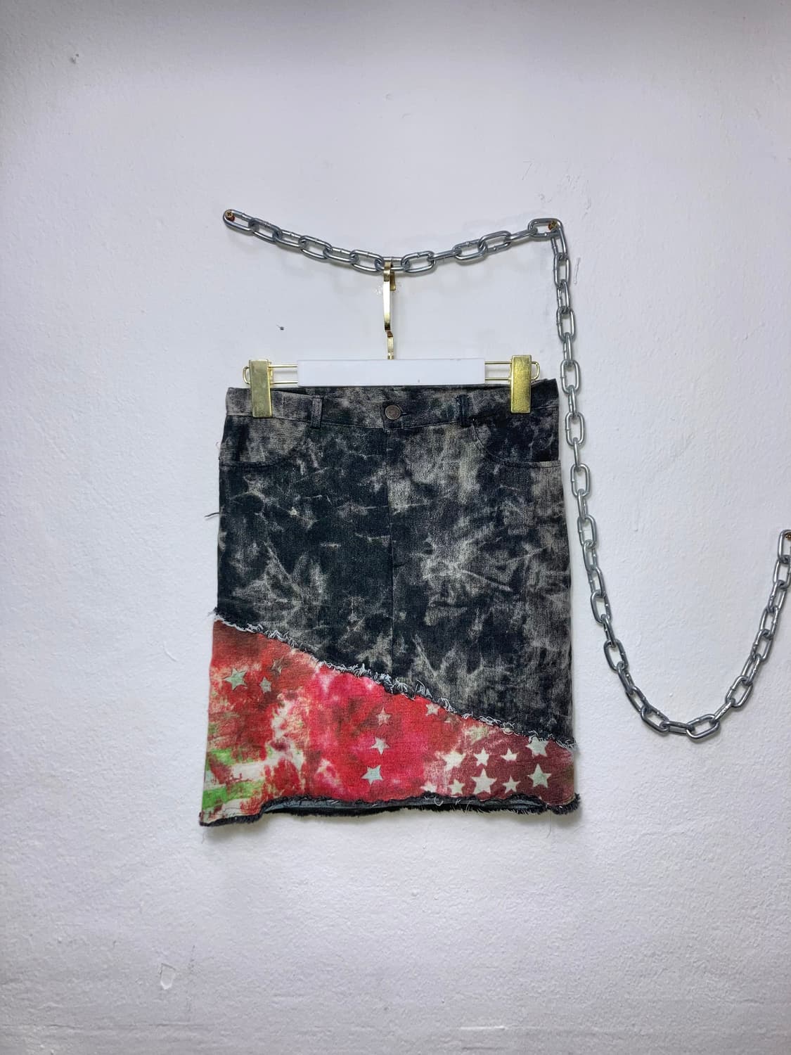 워싱 데님 스커트 상품이미지2