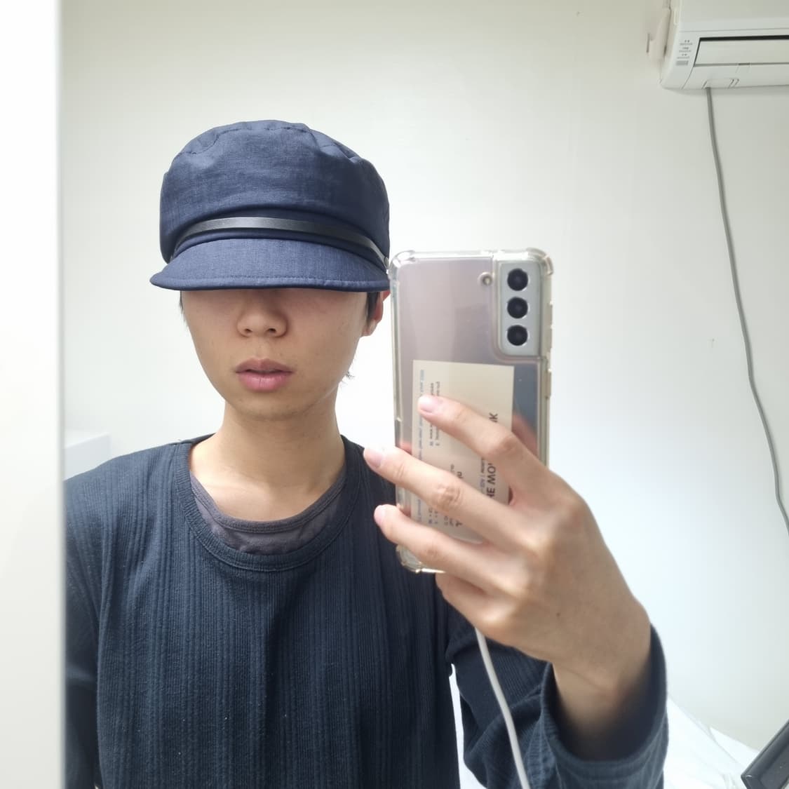 CA4LA tape 코튼 캐스킷 네이비 상품이미지7