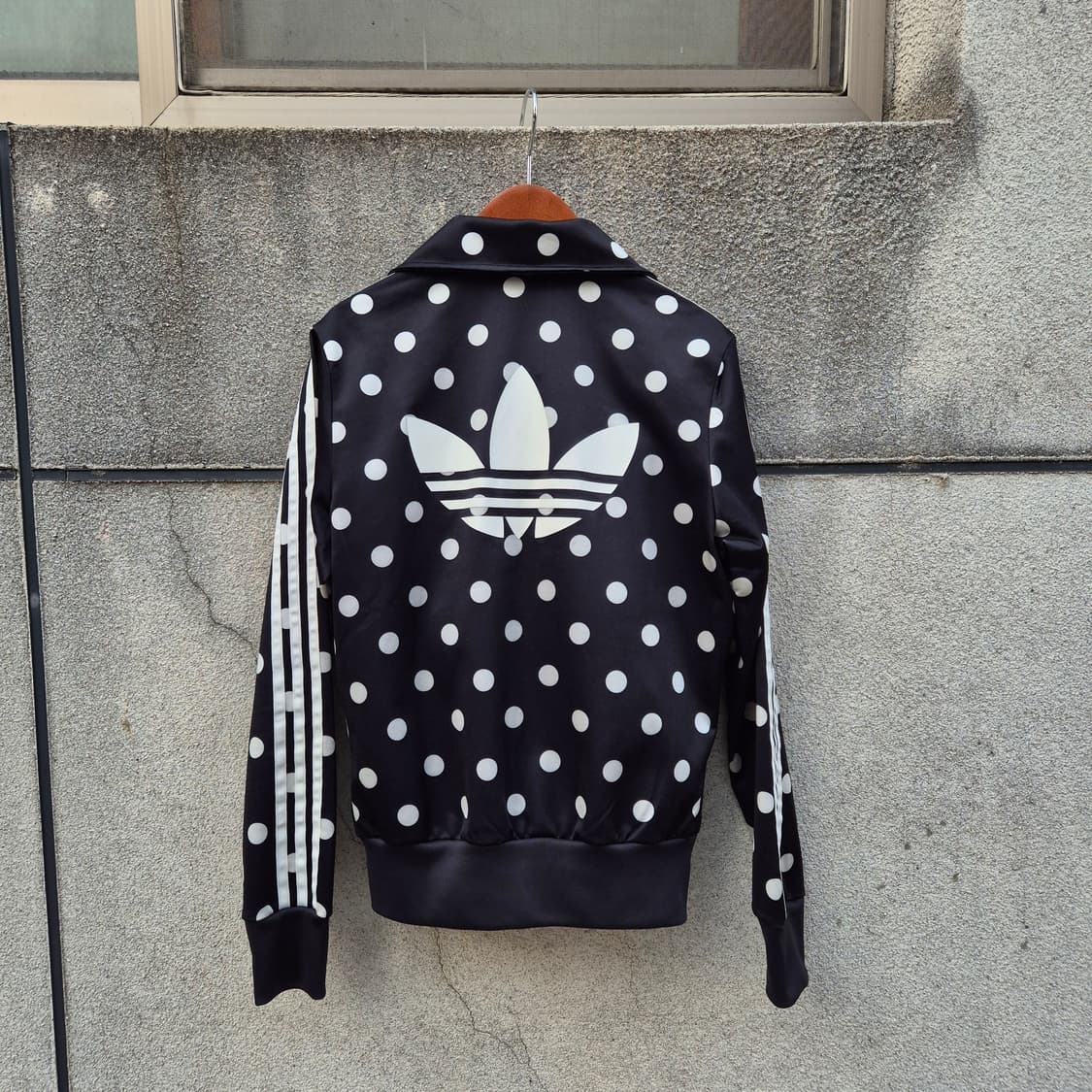 90) adidas 아디다스 도트 땡땡이 파이이버드 져지 상품이미지4