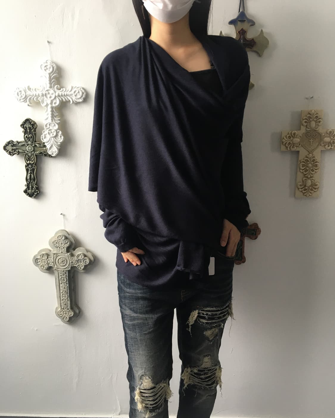 Dkny drape open cardigan 상품이미지8