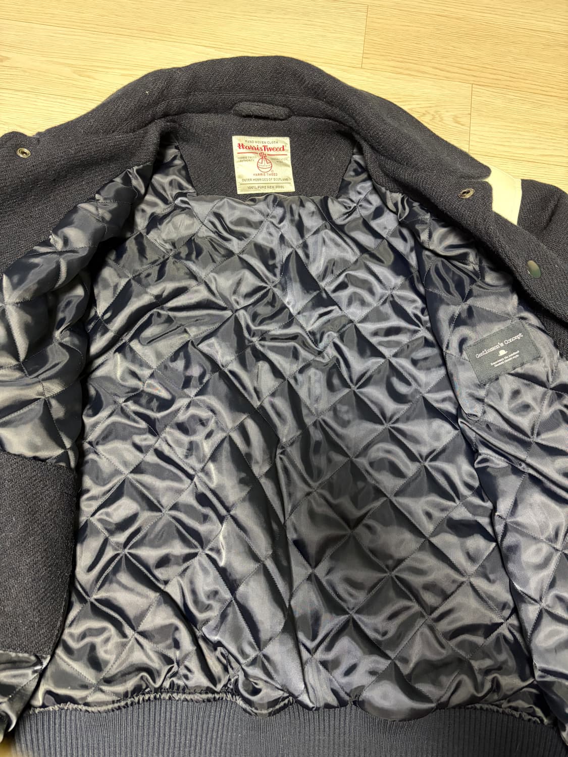 제로라운지 해리스트위드 바시티(L, 새상품) 상품이미지4