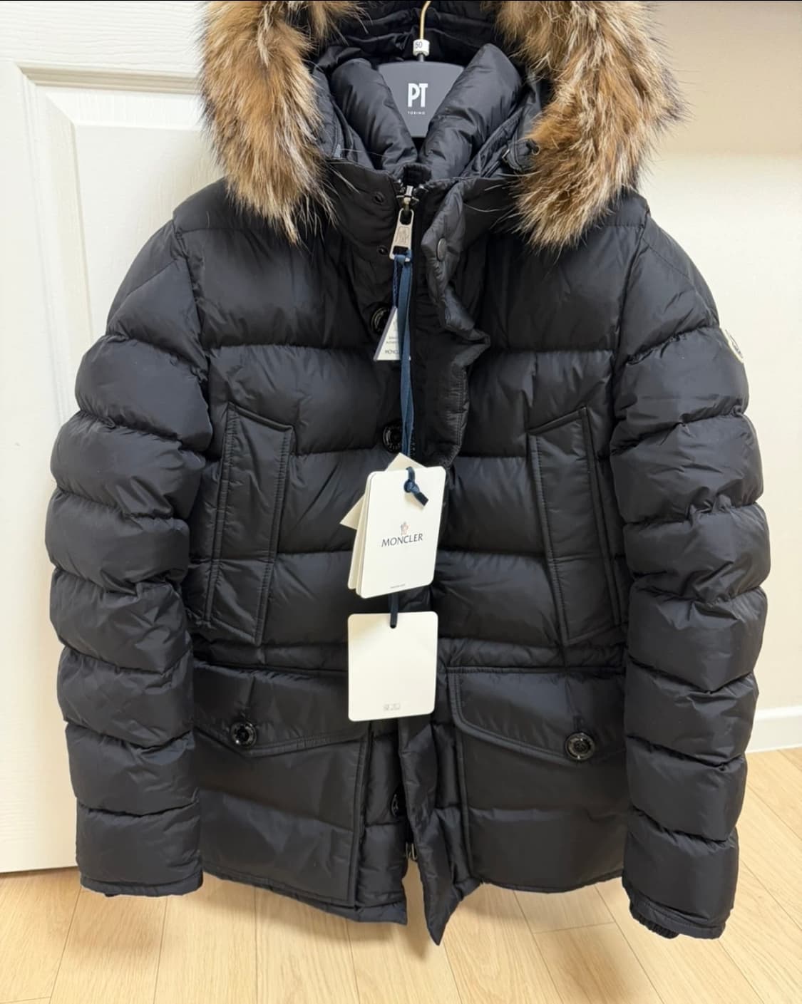 몽클레어 클루니 블랙 새상품 2사이즈 상품이미지2