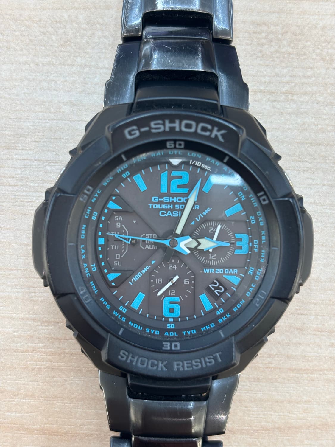 카시오 지샥 터프솔라 GW-3000BD 메탈시계 상품이미지1