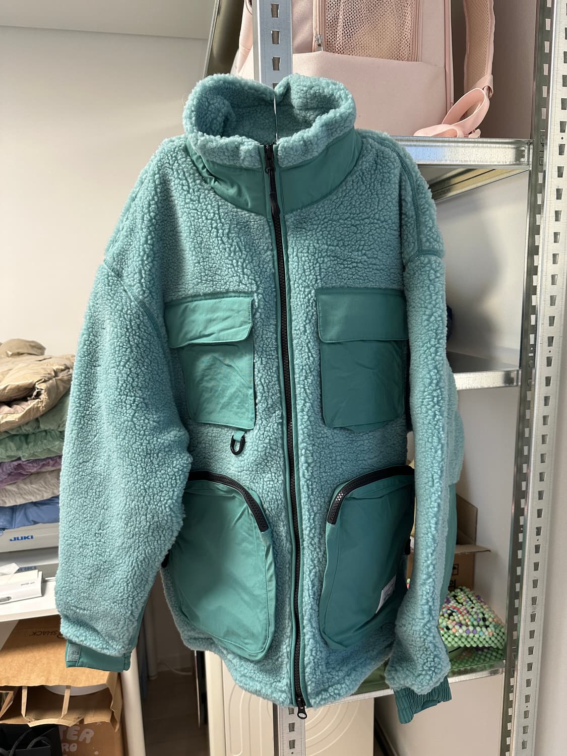 디스이즈네버댓 고어텍스 플리스 자켓 아이스블루 M 상품이미지8