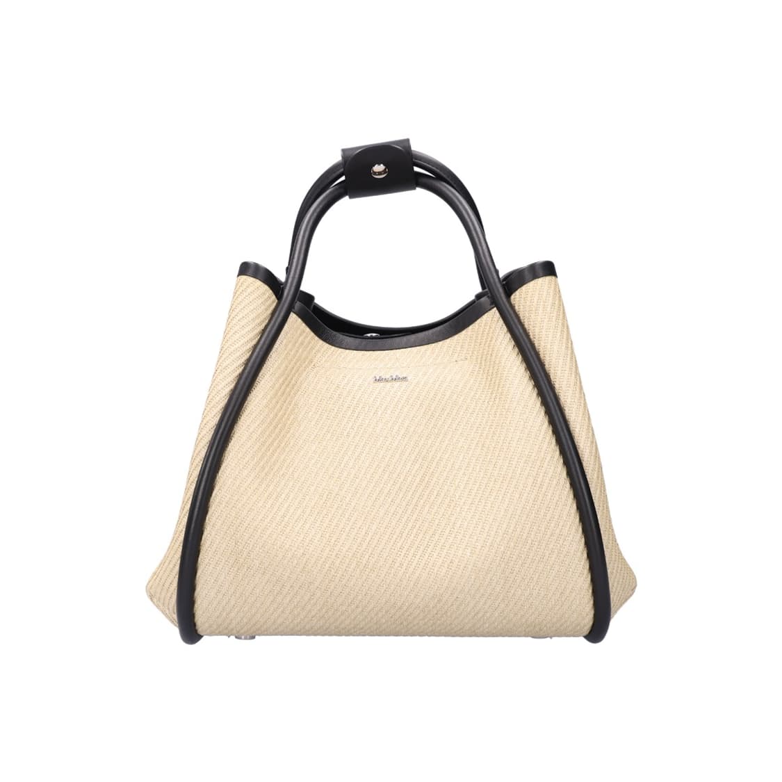 막스마라 25145110226 투톤  썸머마린스 핸드백 라피아 블랙 상품이미지3