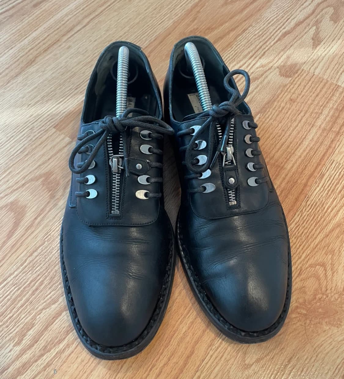 [발렌시아가] 블랙 레더 지퍼 더비 / 42 상품이미지2