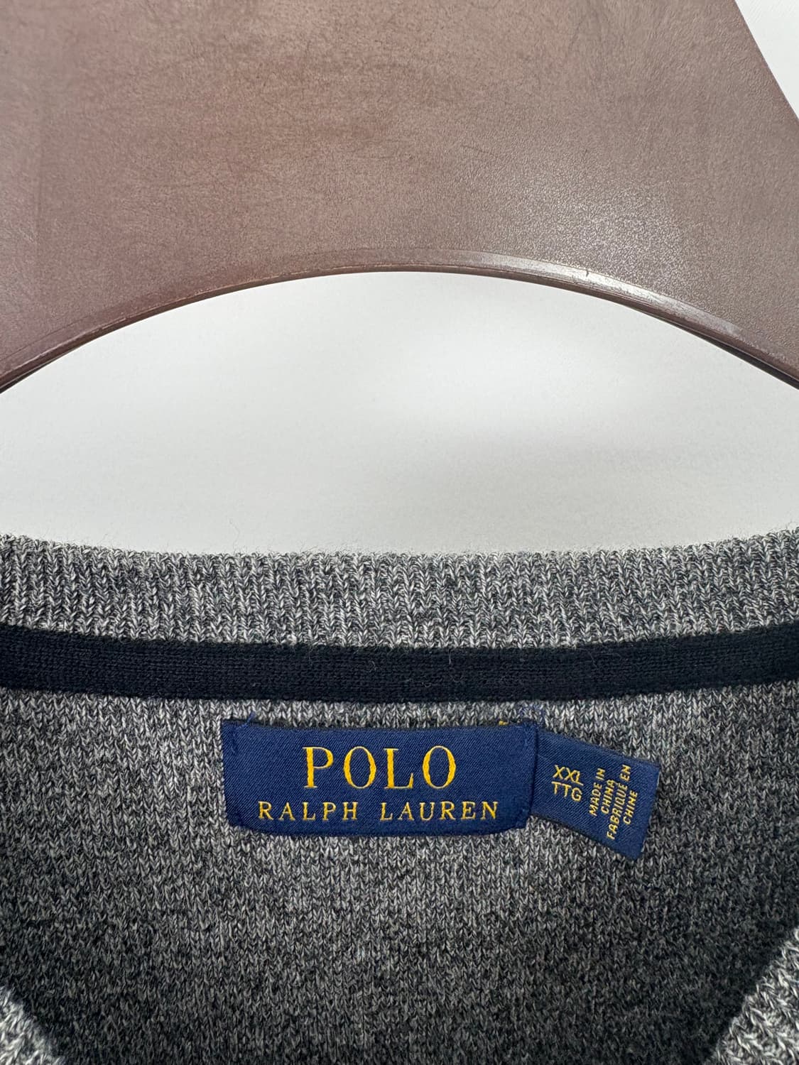 [3XL폴로 그레이 니트 맨투맨 CK9801 상품이미지6