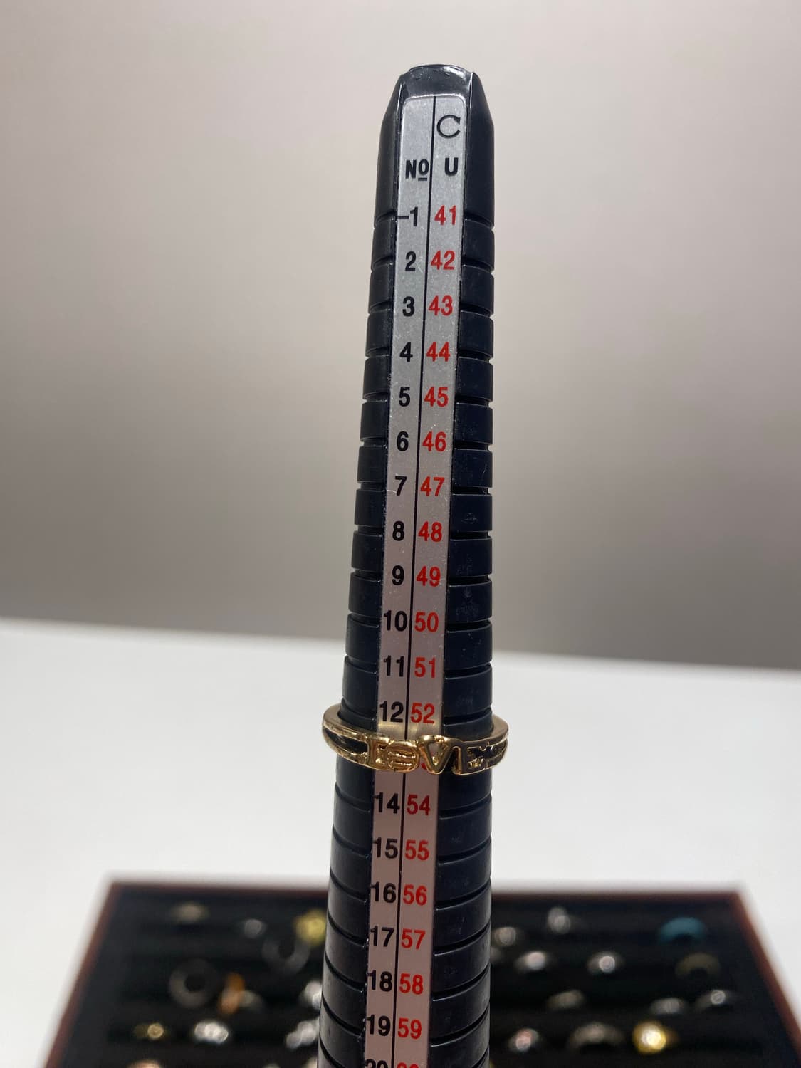 Love 레터링 골드색상 반지 상품이미지4