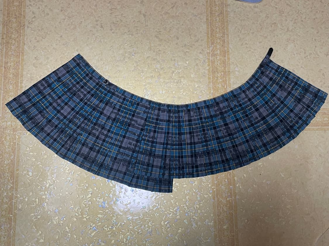 레이어드 벨트 랩스커트 상품이미지2