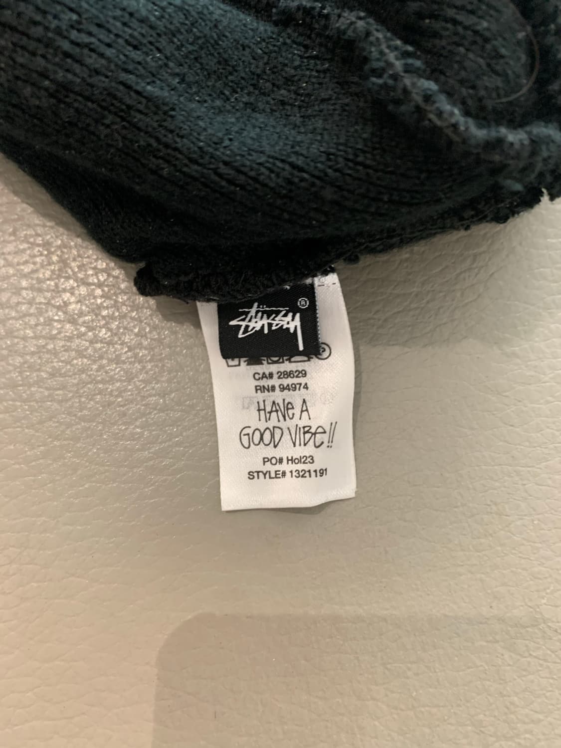 스투시 비니 블랙 판매 상품이미지2