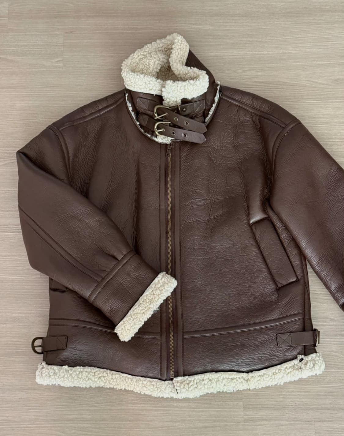 보세 브라운 무스탕 자켓 상품이미지1