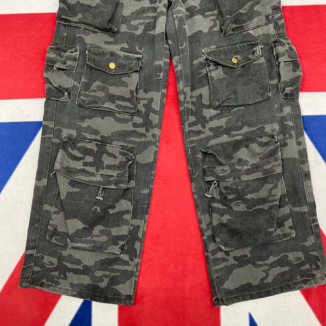 밀리터리 멀티카고팬츠 S 상품이미지3