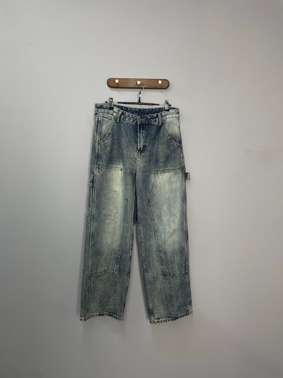 빈티지 워싱 중청 데님팬츠 H1525 상품이미지3