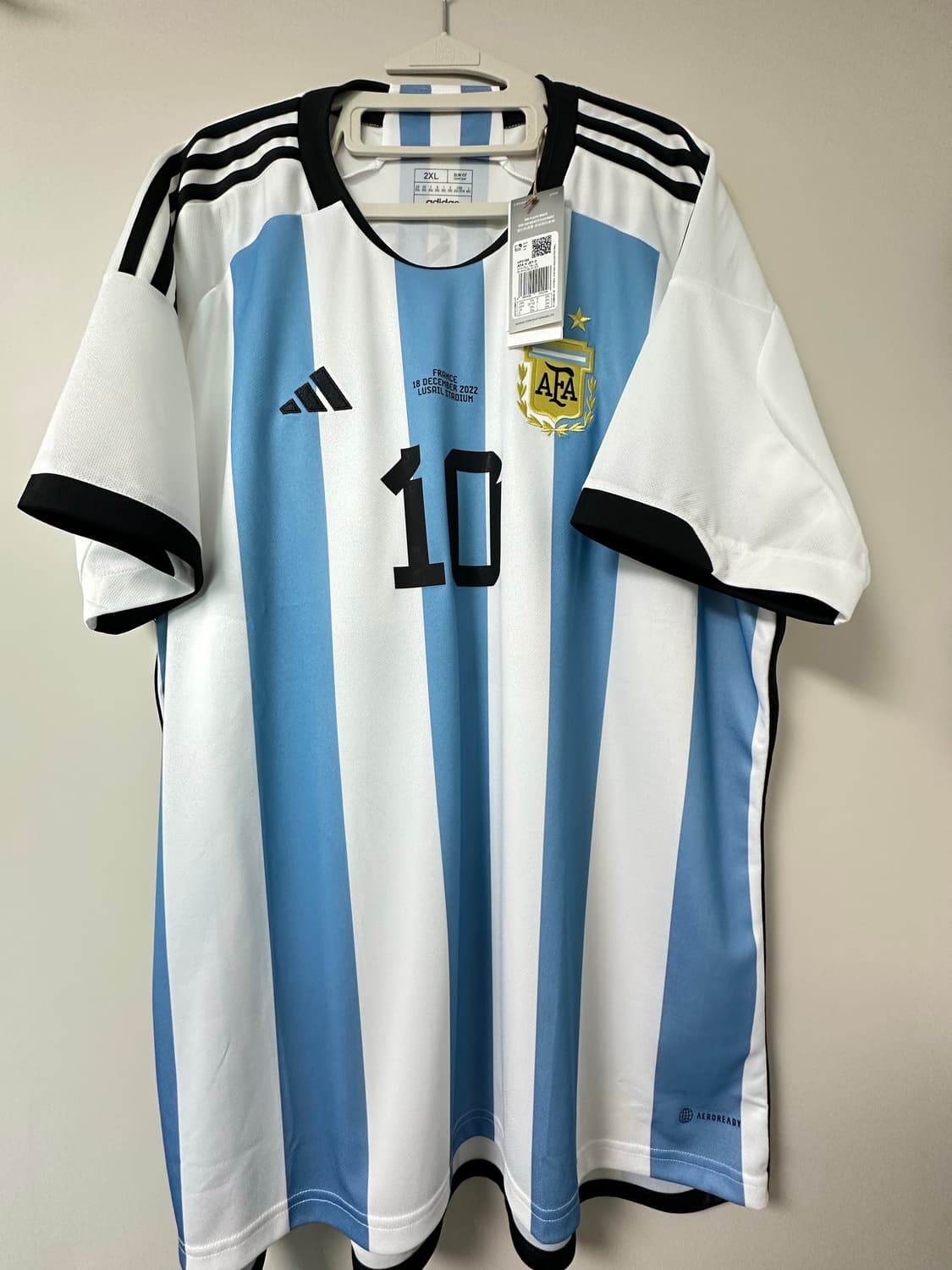 22-24 아르헨티나 홈 유니폼 No.10 메시 해외2XL(115) 상품이미지1