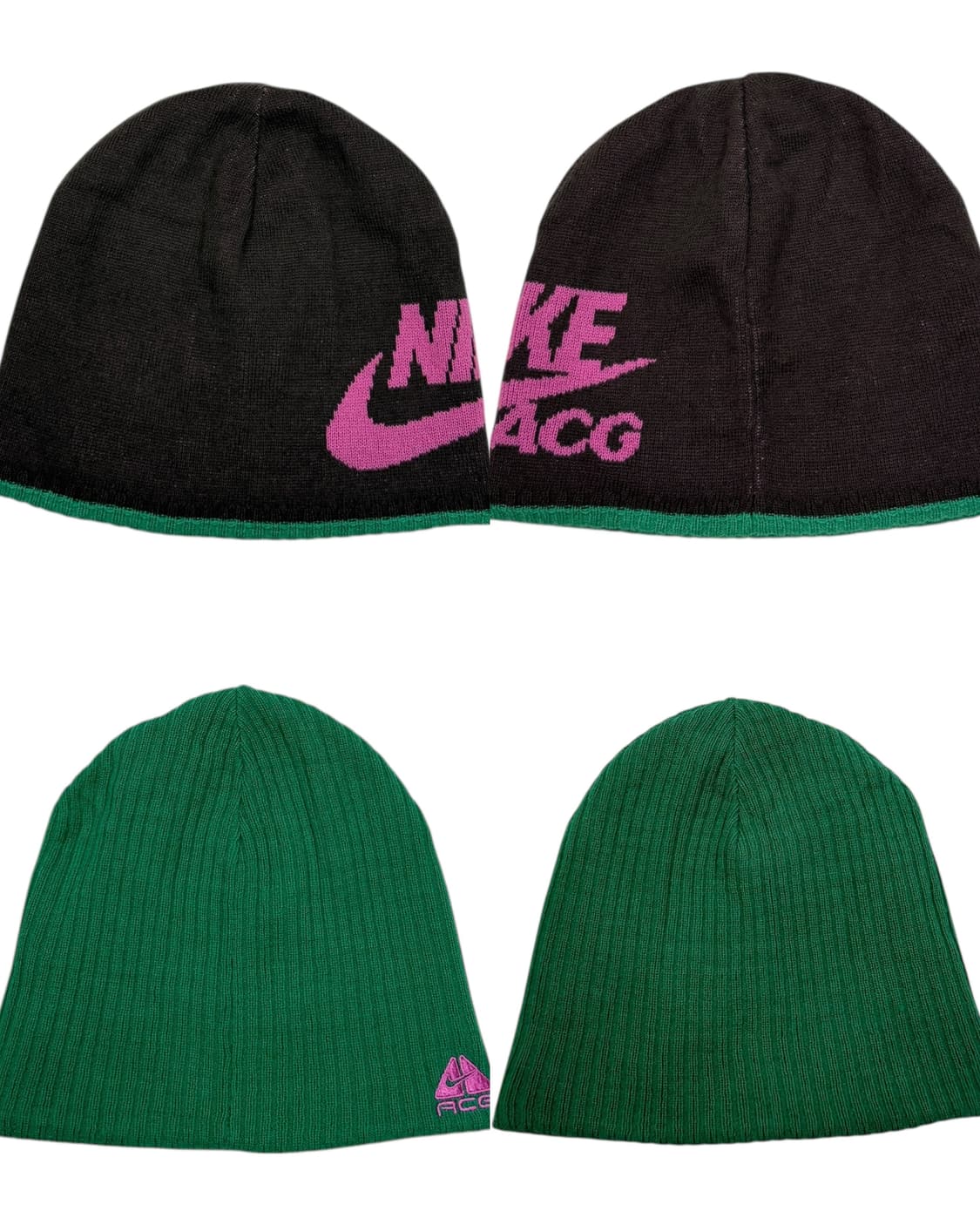 나이키 ACG 리버서블 양면 비니 브라운 그린 상품이미지5