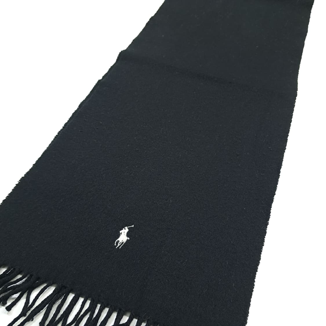 MX210 폴로 랄프로렌 블랙 램스울 목도리 머플러 상품이미지6