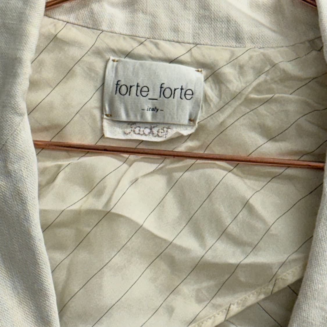 forte forte italy 아이보리 리넨 자켓 2 상품이미지2
