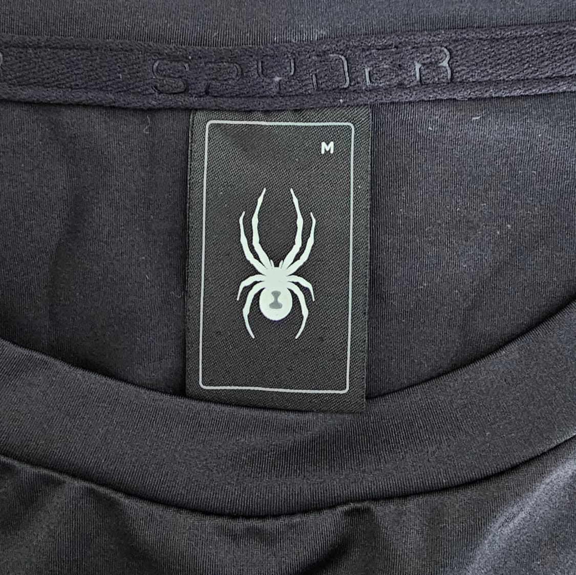 스파이더 블랙 크롭 반팔 티셔츠 M 상품이미지3