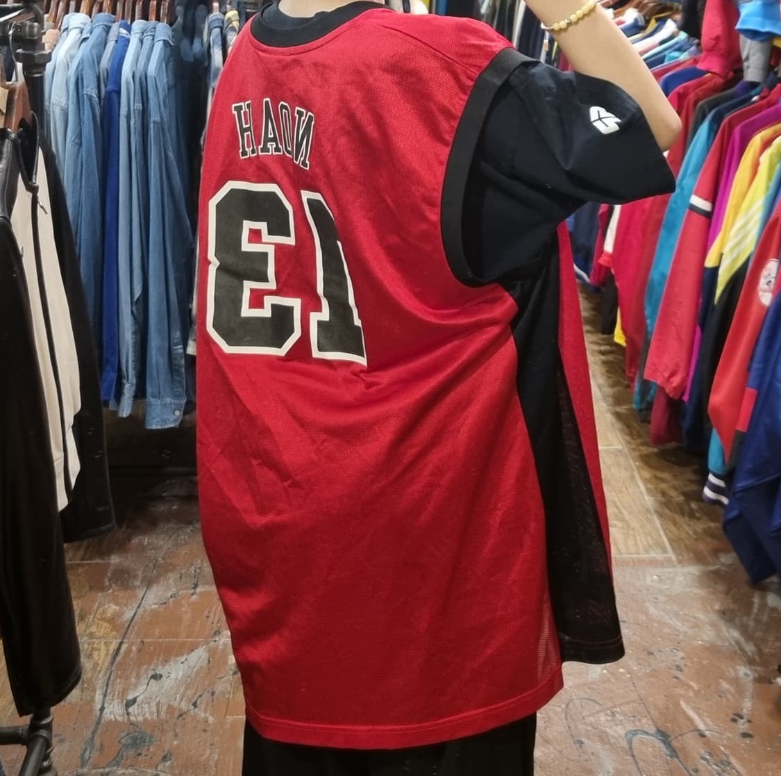 [Hi] NBA 아디다스 농구나시 레드 상품이미지5