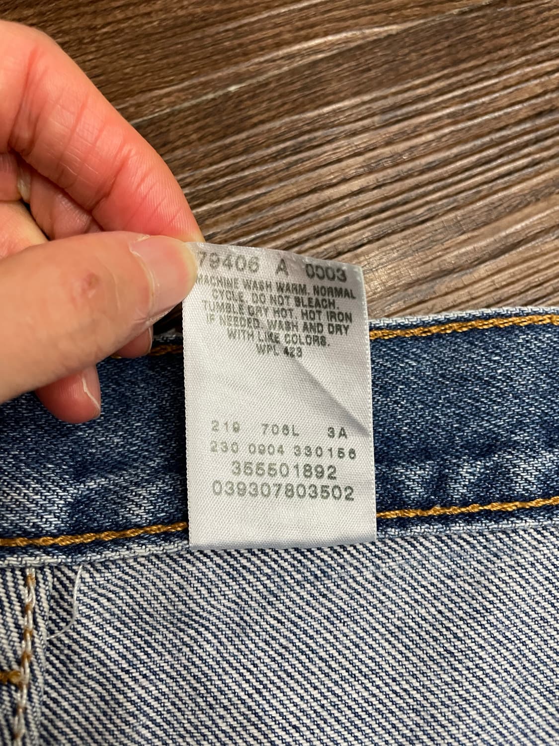 00s 리바이스 550 멕시코 릴렉시드 데님 쇼츠 상품이미지6