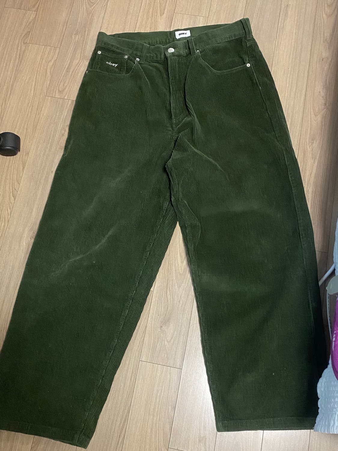 오베이 코듀로이 bigwig baggy pants 32 상품이미지1