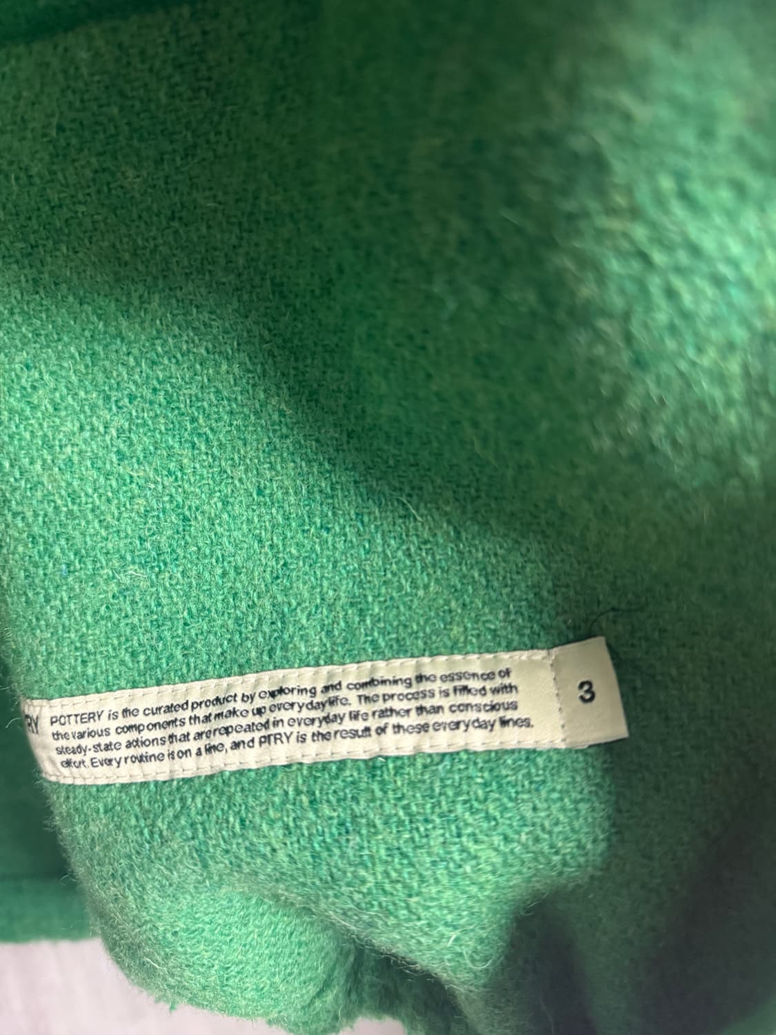 포터리 카센티노 울 자켓 3사이즈(100-105) 상품이미지3