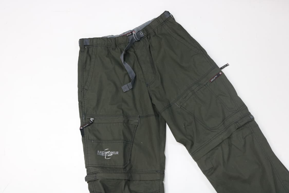 RATON LAVEUR 빈티지 투웨이 카고 팬츠 카키 상품이미지4