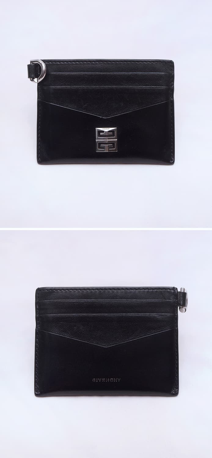 지방시 (GIVENCHY) 4G 메탈로고 은장 블랙 카드지갑 상품이미지2