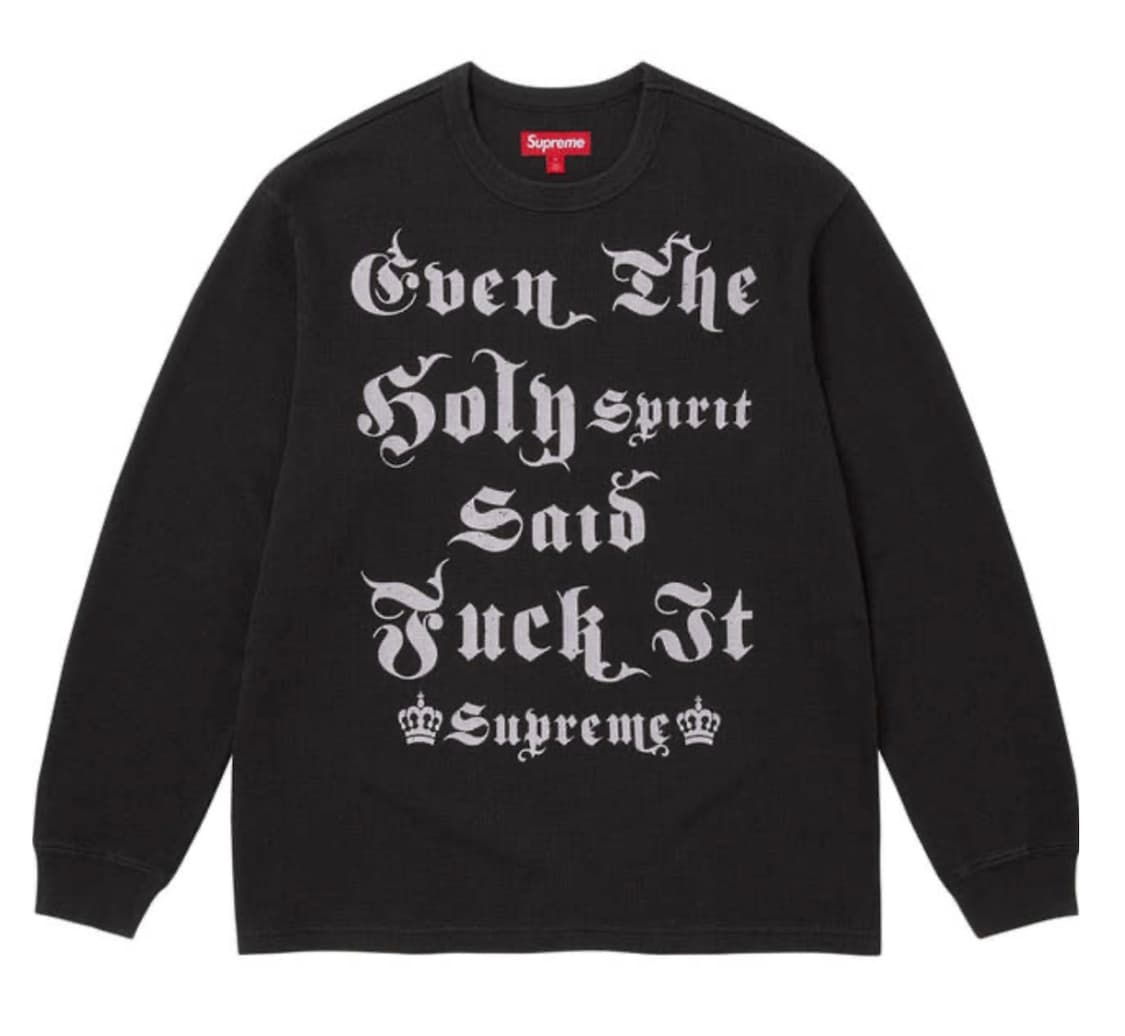 슈프림 엔젤 써멀 블랙 - 25FW 상품이미지2