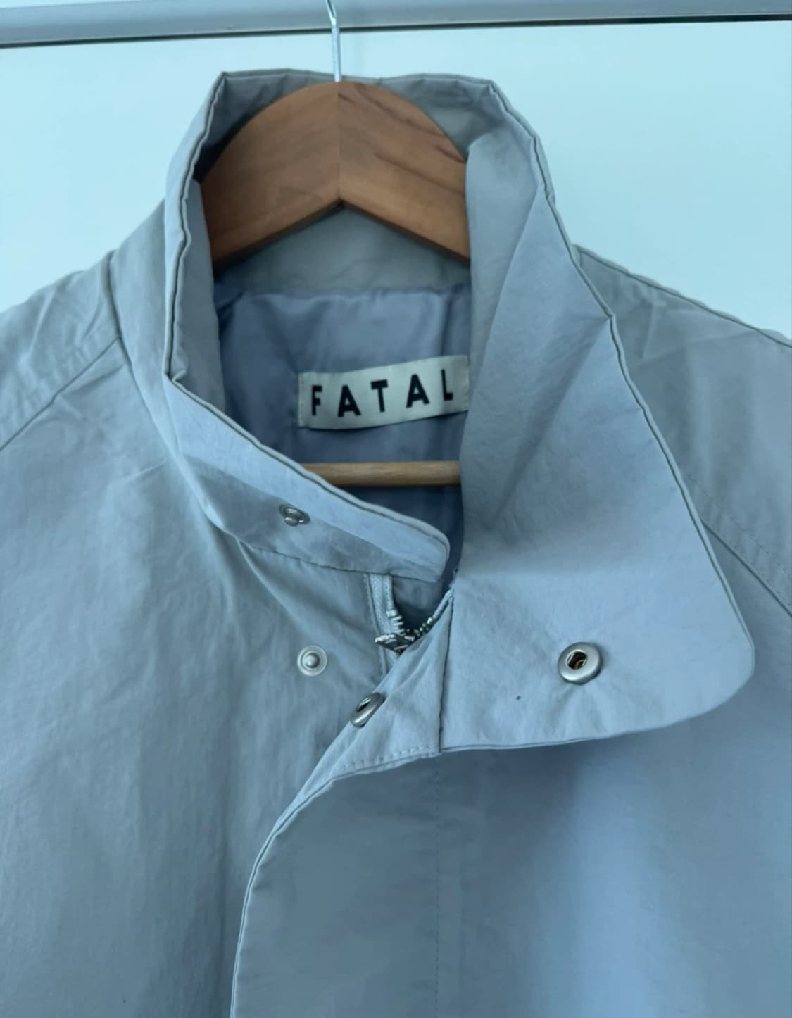 남여공용 오버핏 야상 간절기 바람막이 자켓 (방금받은 새거) 상품이미지4