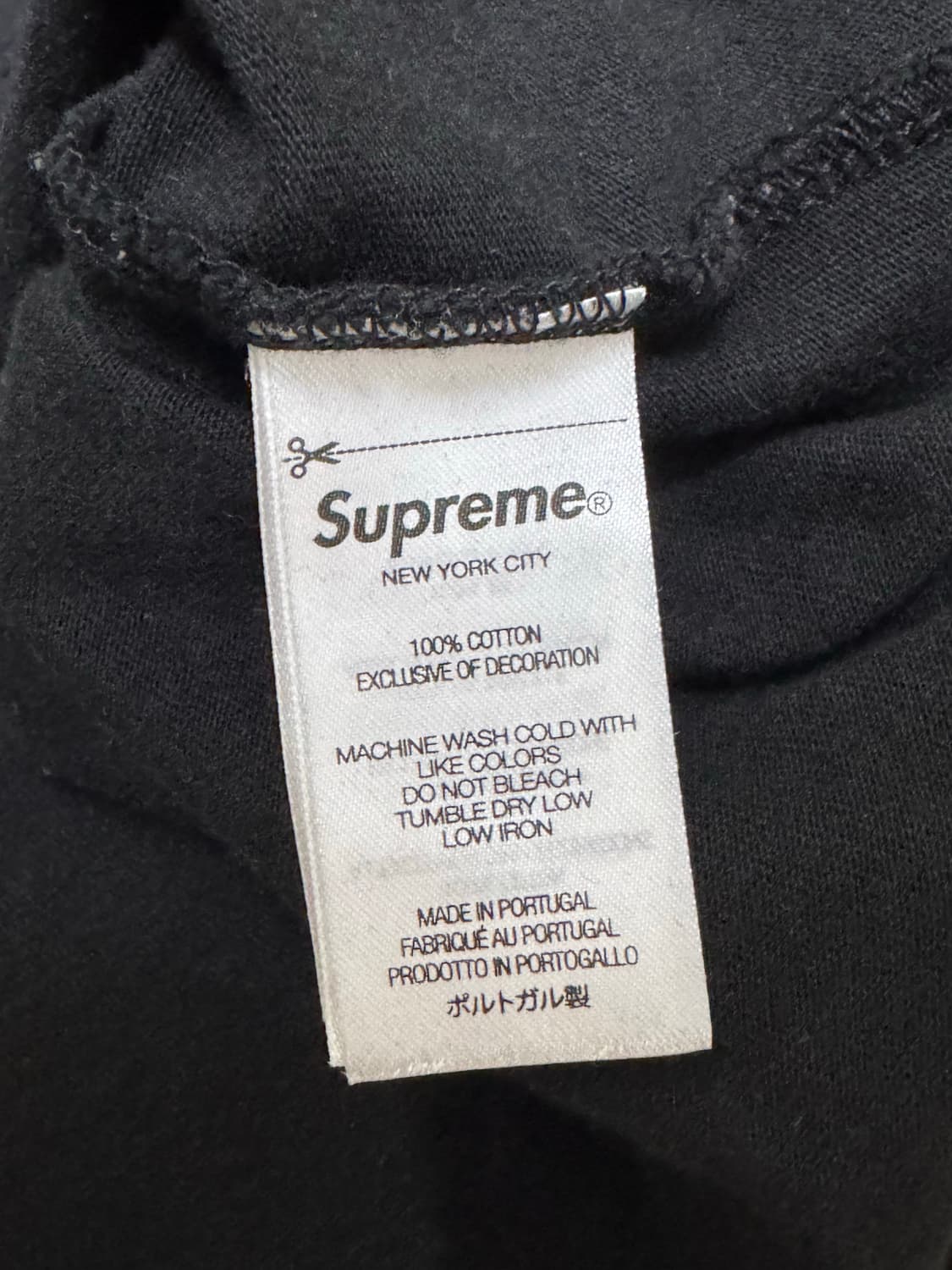 슈프림 스몰 박스 롱슬리브 티셔츠 블랙 XL 24FW 상품이미지6