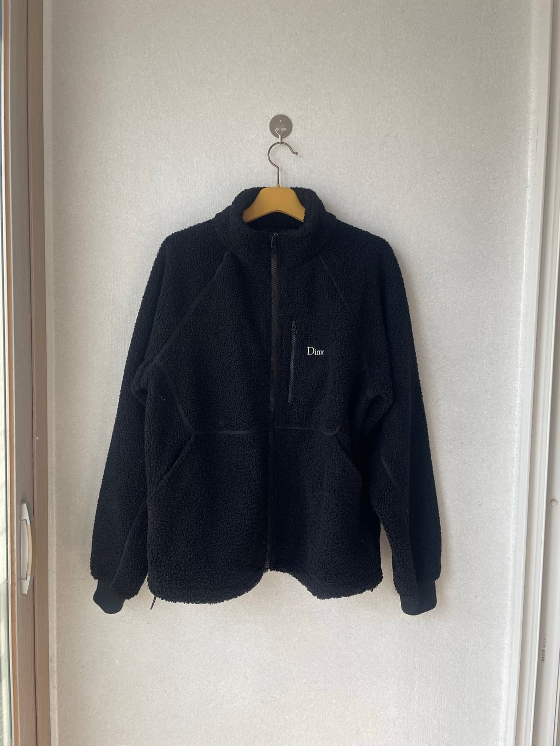 다임 플리스 자켓 블랙 L 상품이미지1