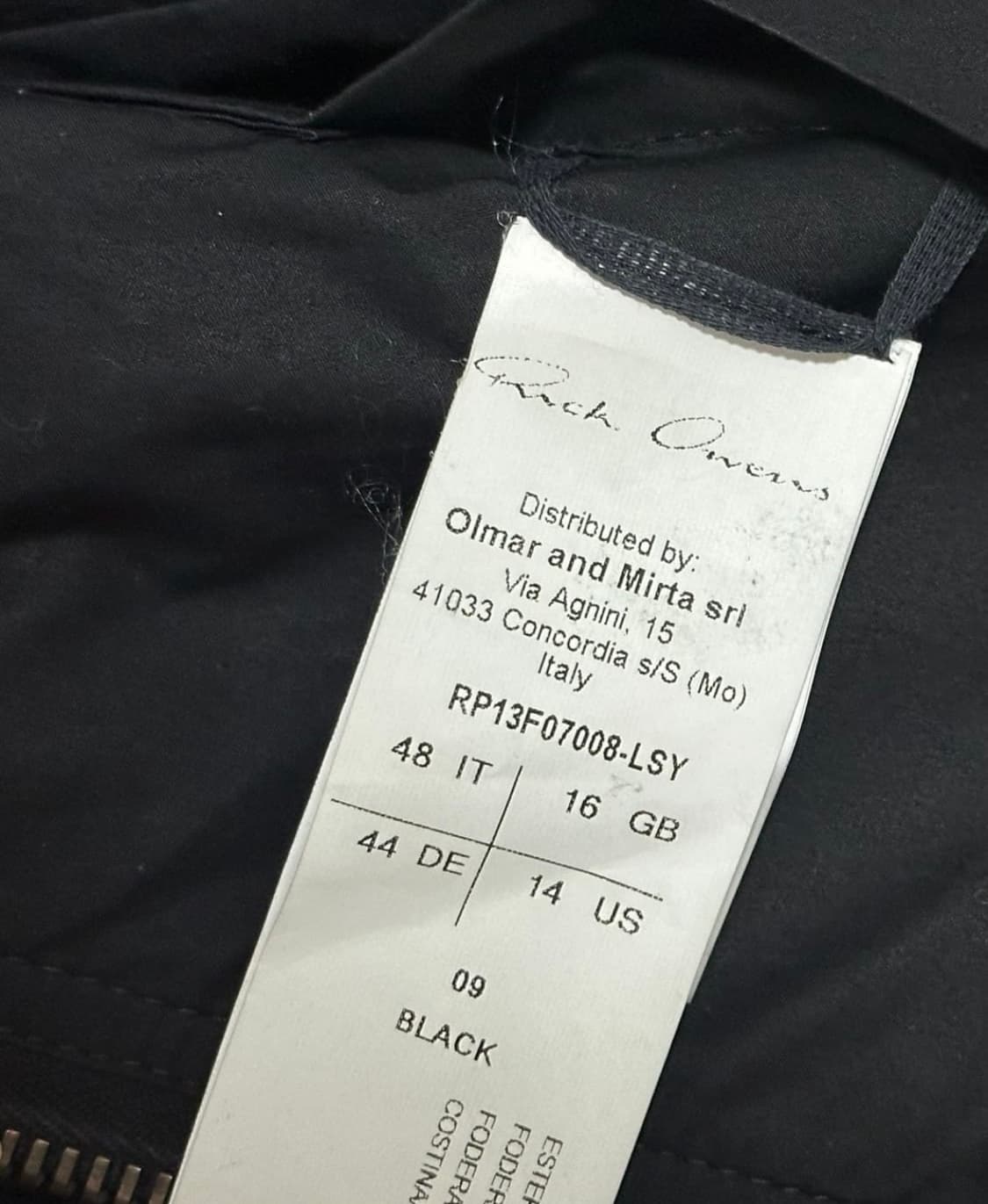 Rick owens classic leather jacket 상품이미지4