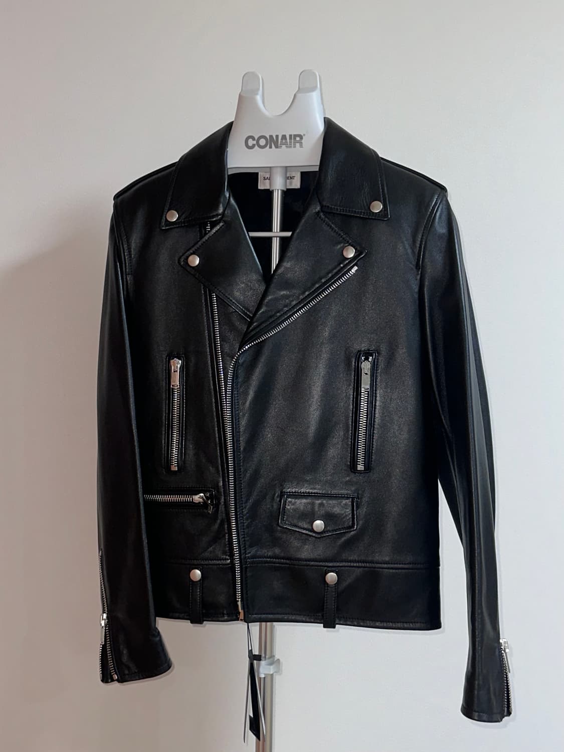 (46) L01 생로랑 484284 Y5YA2 1000 라이더 레더 자켓 상품이미지1