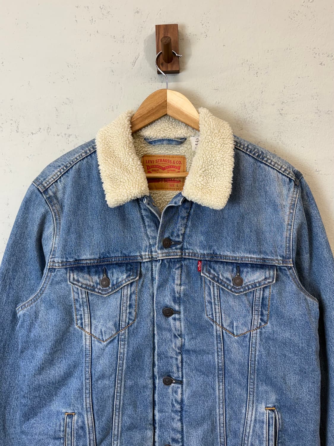 리바이스 데님 쉐르파 트러커 자켓 상품이미지5