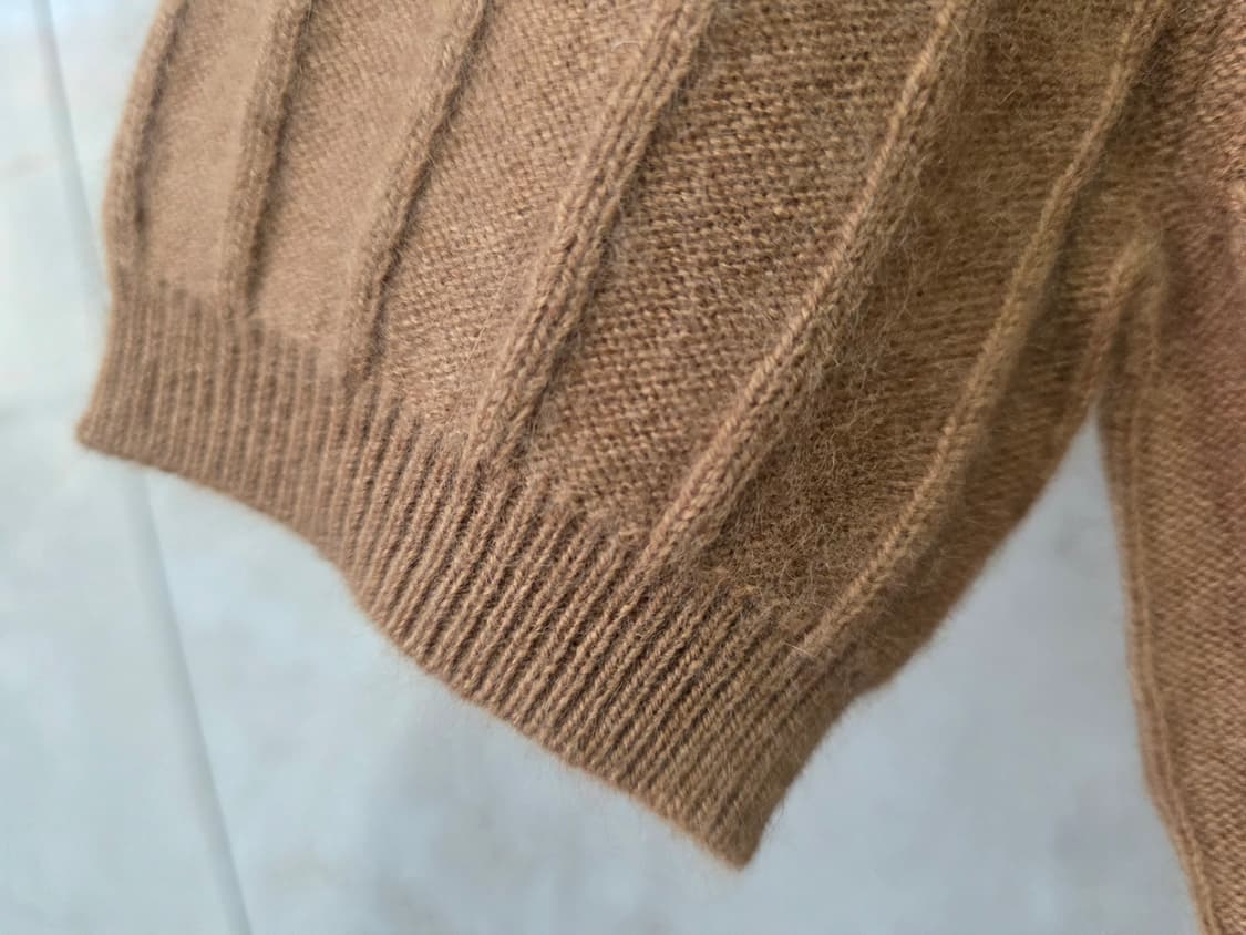 모카번 울 반팔니트 (새상품) 상품이미지5