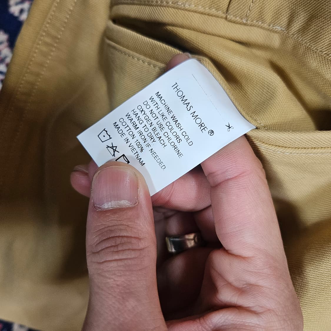 (새상품)토마스모어 와이드 코튼 넬리 팬츠 M size 상품이미지8