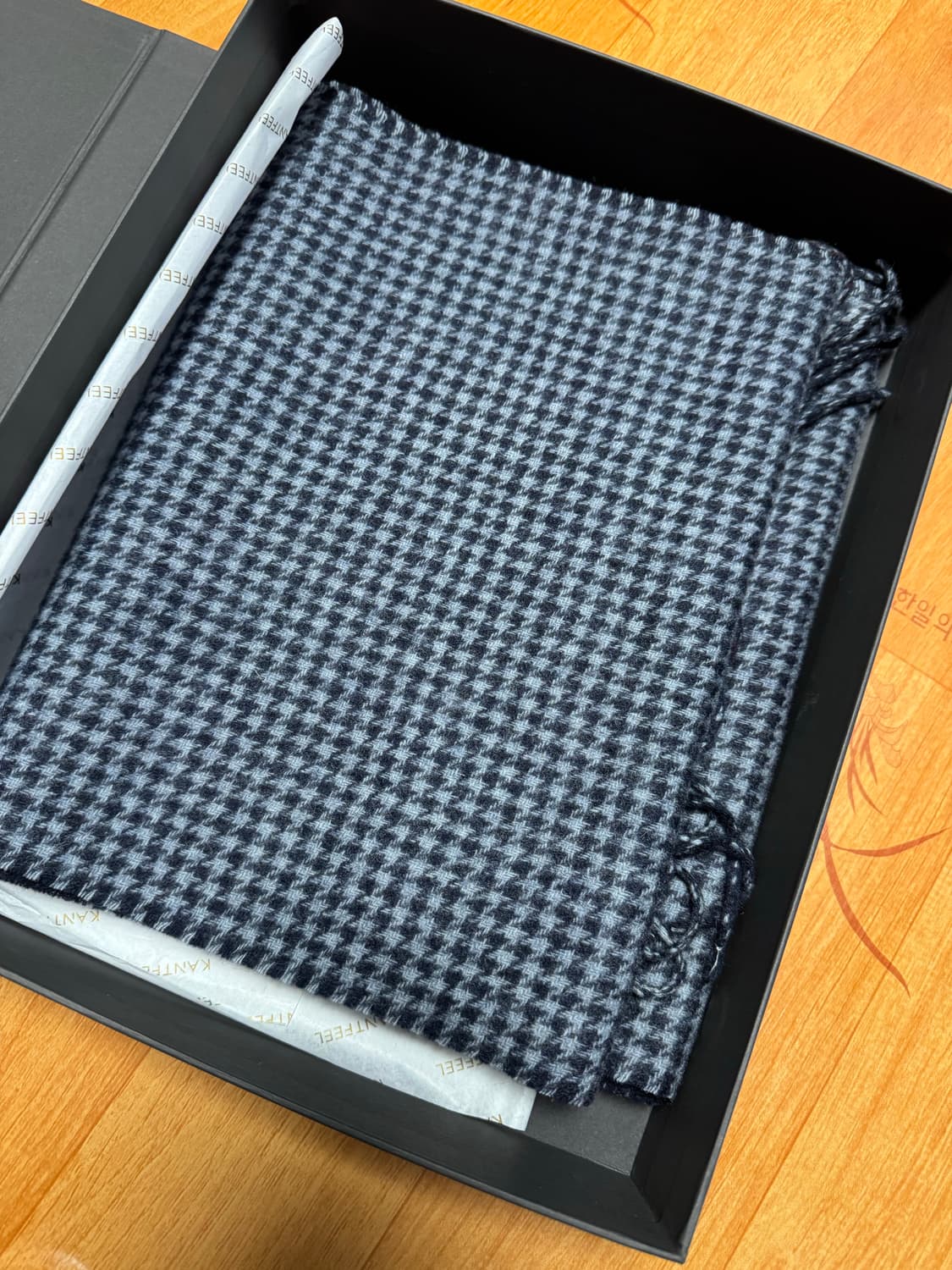 미착용 KANTFEEL 칸트필 양면 캐시미어 머플러 상품이미지4