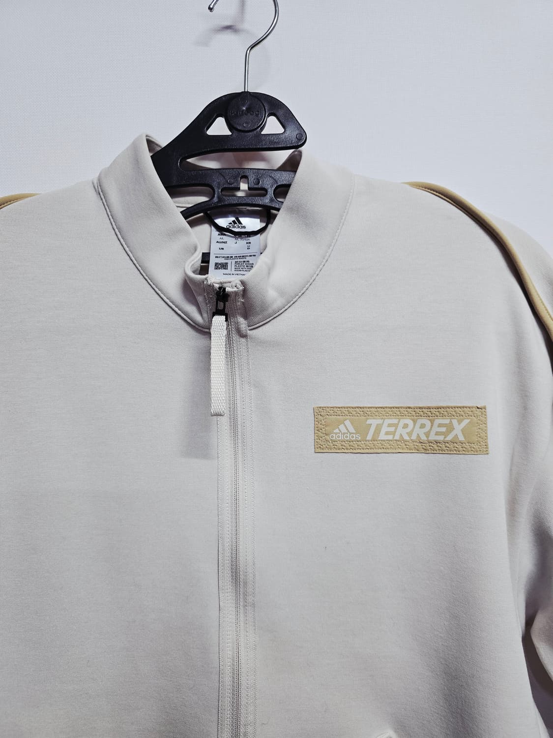 아디다스 테렉스 하프집업 맨투맨 아이보리 상품이미지2